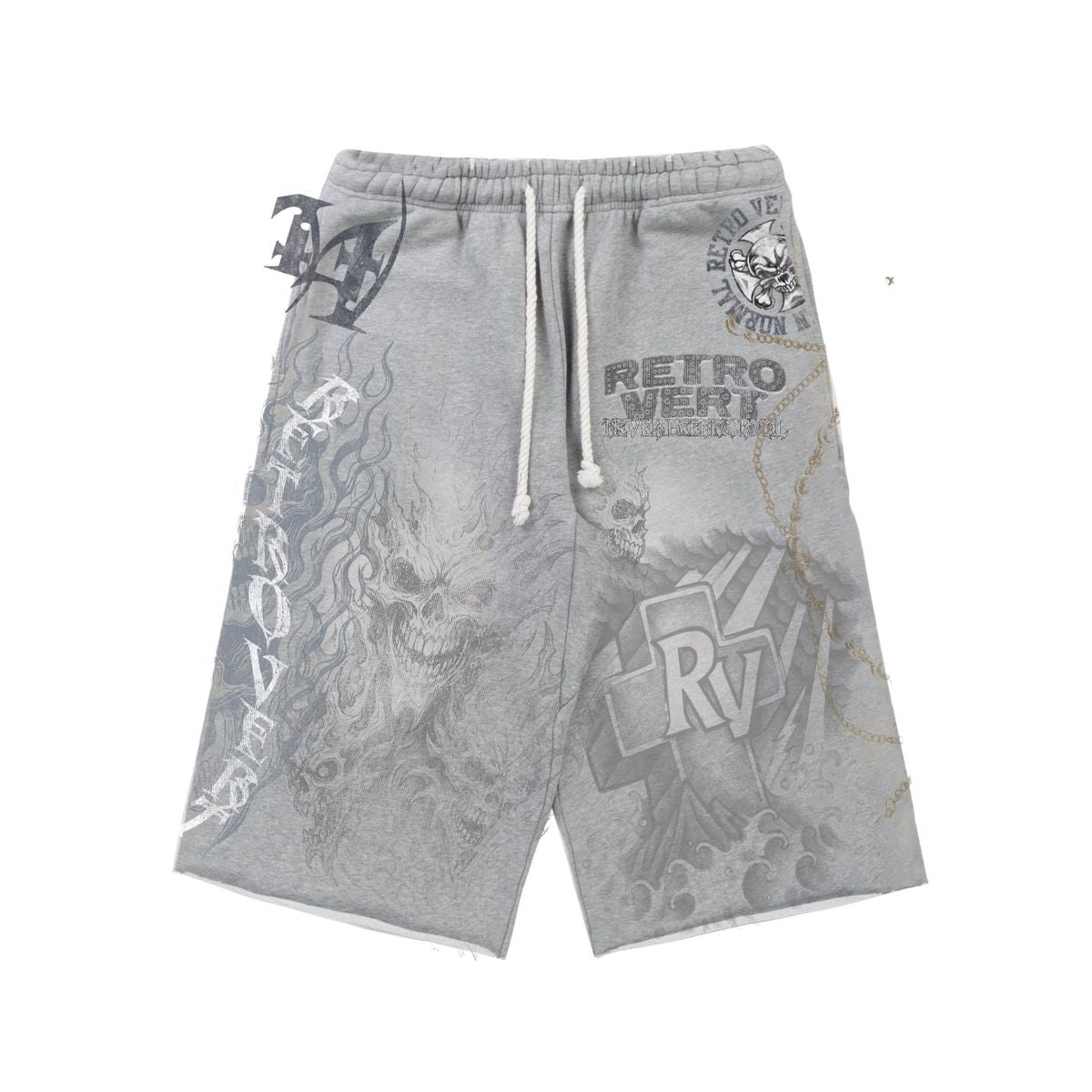 Retrovert Reaper Shorts Grey