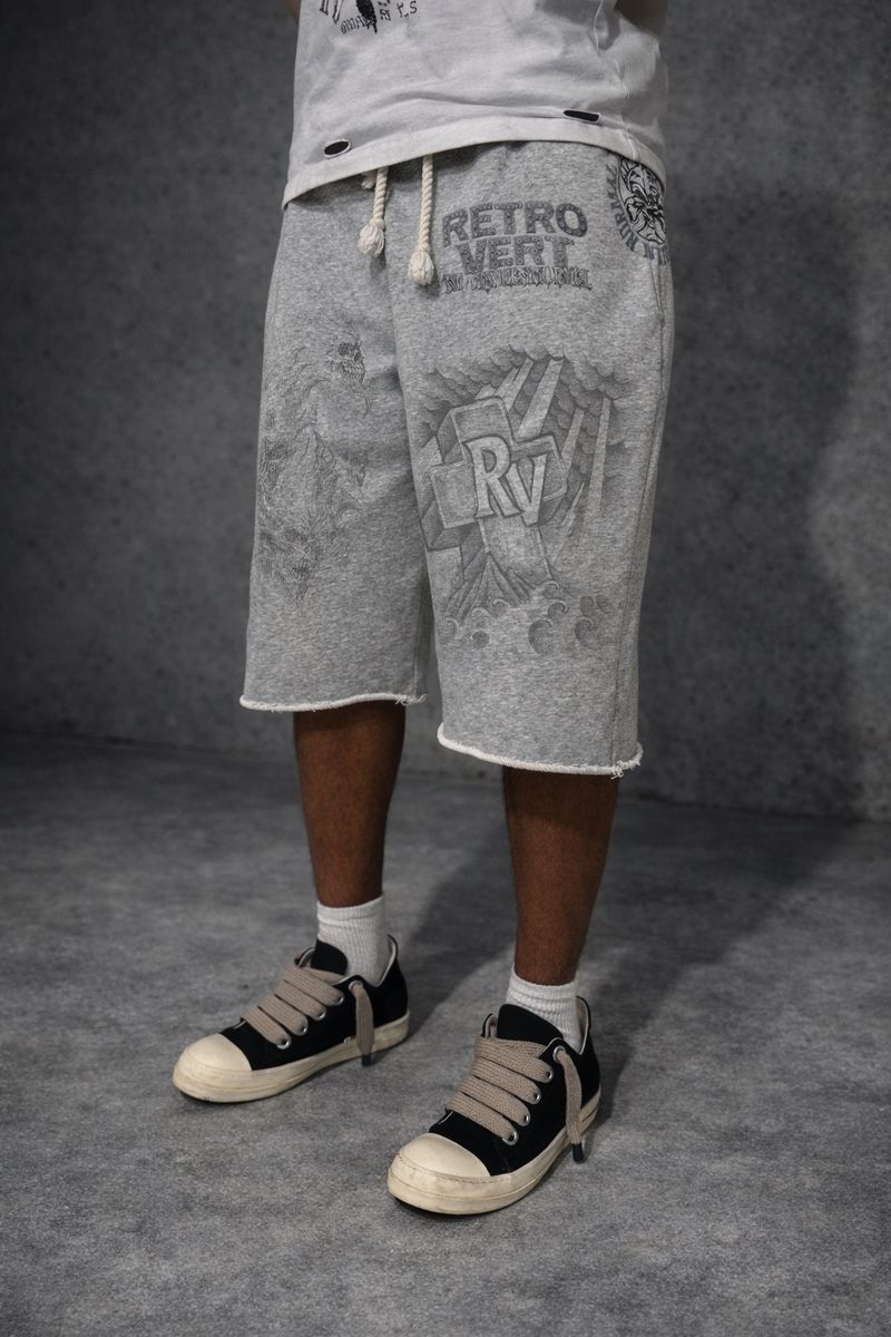 Retrovert Reaper Shorts Grey