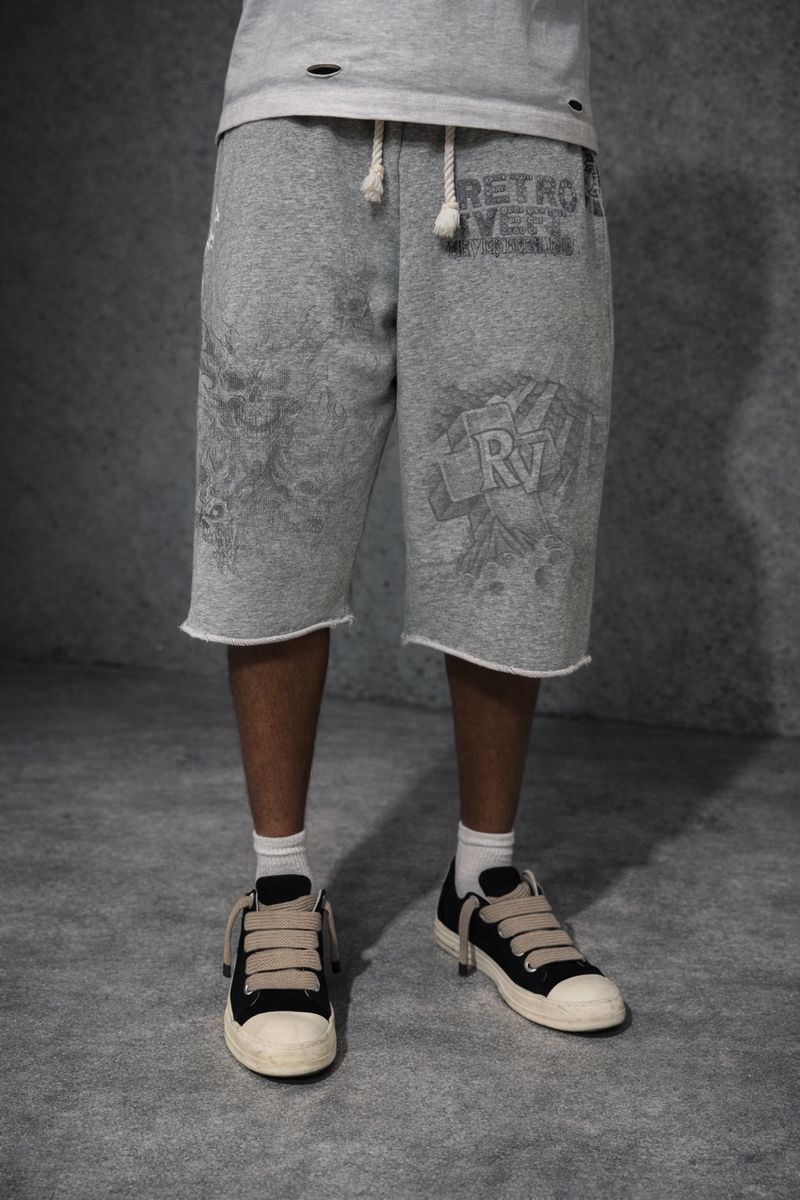 Retrovert Reaper Shorts Grey