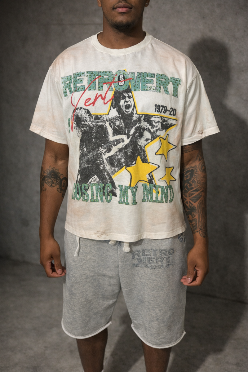 Retrovert Vert Rhinestone Star T-shirt
