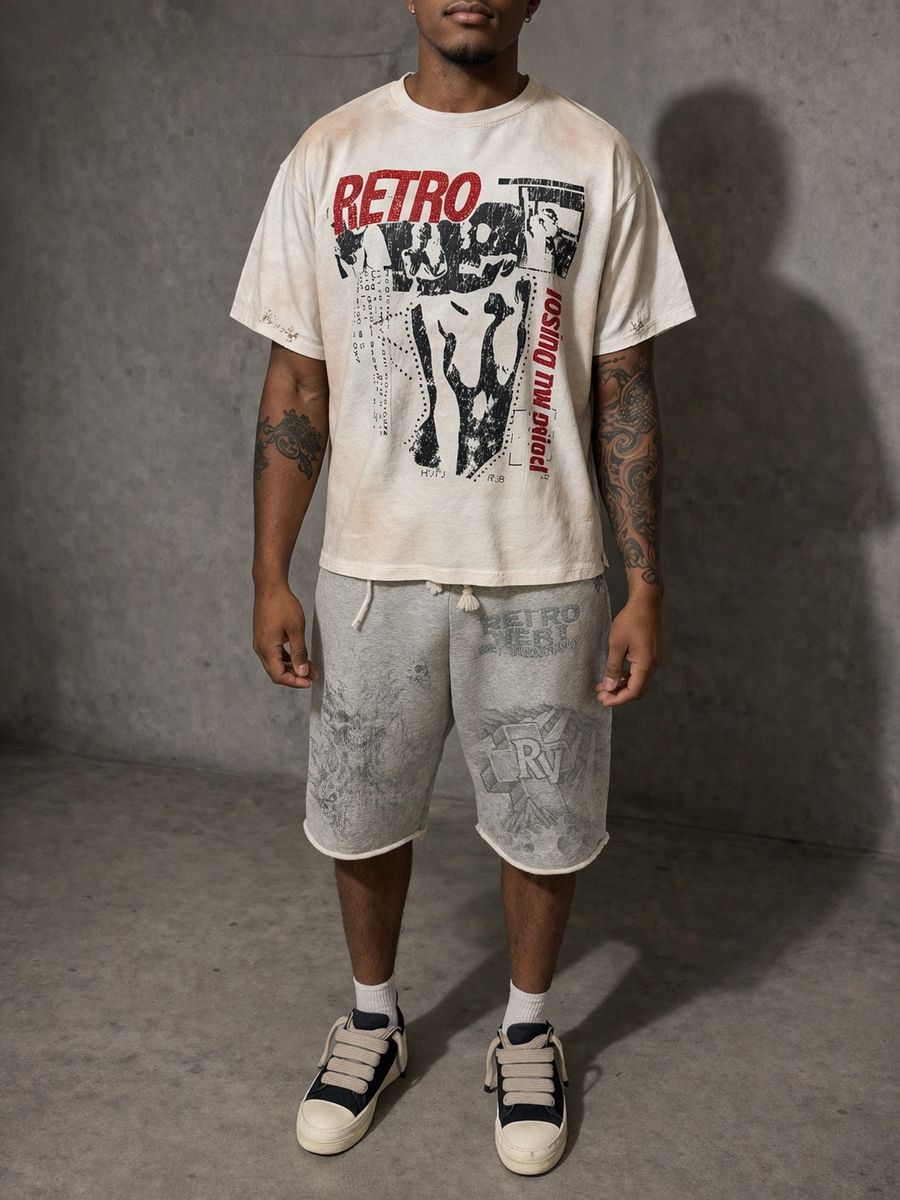 Retrovert Bone Crusher Rhinestone Tee