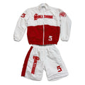 Solitaire Nylon Red/Wht Gothic Logo Set