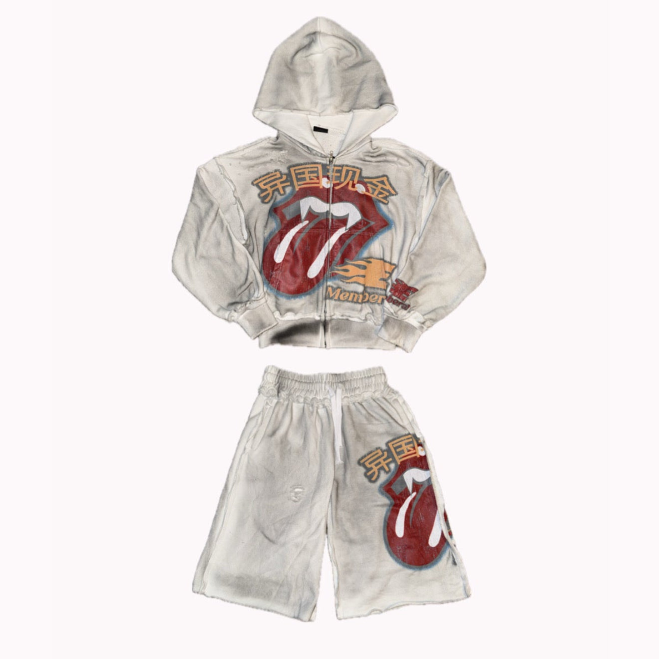 Exotic Cash White Chinese Set