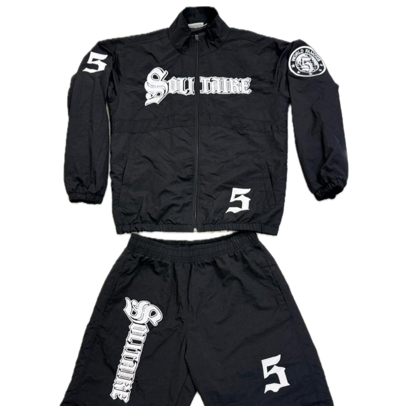 Solitaire Black Nylon Gothic Set