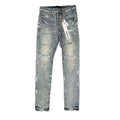 Purple Brand Light Indigo Paint Jeans