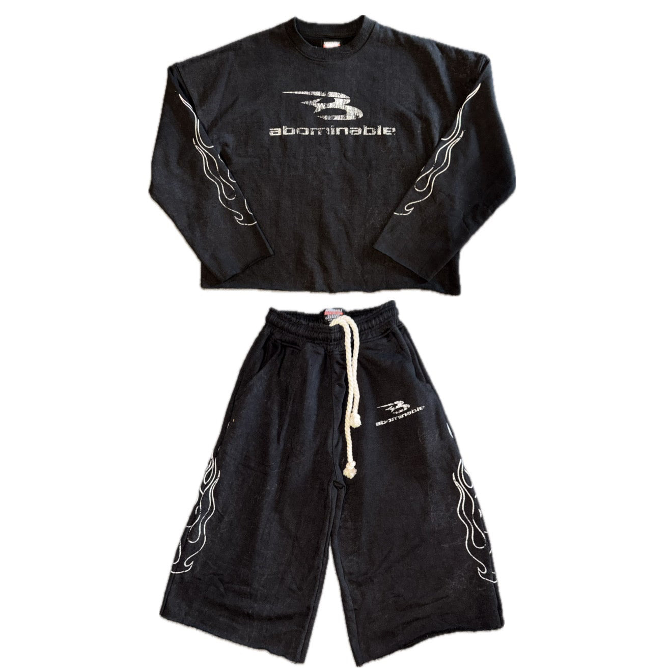 Abominable Black Flame Short Set