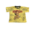 Abominable Yellow Chinese Ringer Tee
