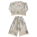 Abominable Grey Flame Short Set