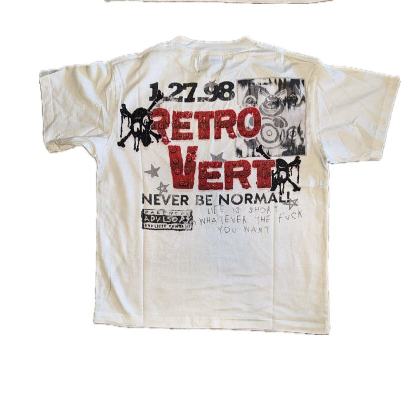 Retrovert Rhinestone Red Nurse Tee