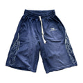 Abominable Navy Flame Shorts
