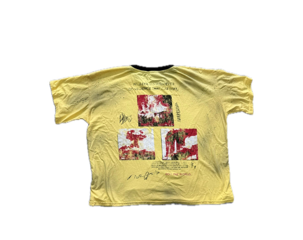 Abominable Yellow Chinese Ringer Tee