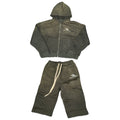 Abominable Olive Green Essentials Short Set