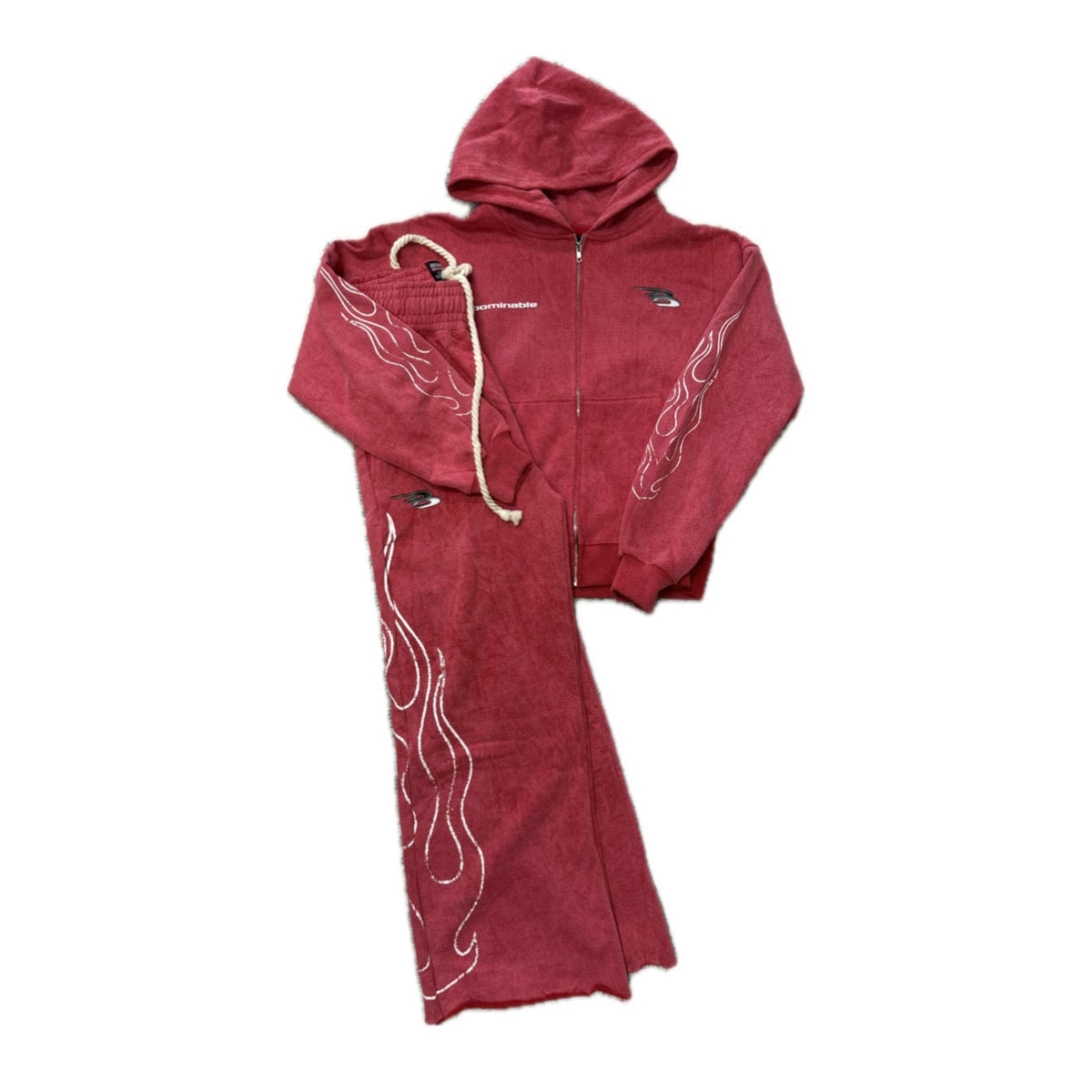 Abominable Red Flame Sweatsuit