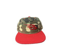 Abominable Camo/Red B Hat