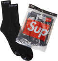 Supreme Hanes Socks (4 Pack) Black