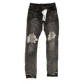 Purple Brand Black Dirty Resin Blowout Jean