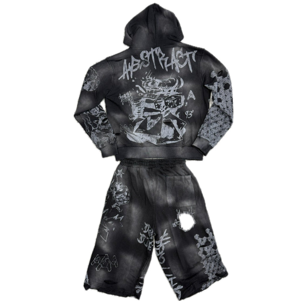 Abstract Clothing Club Black Spades Set