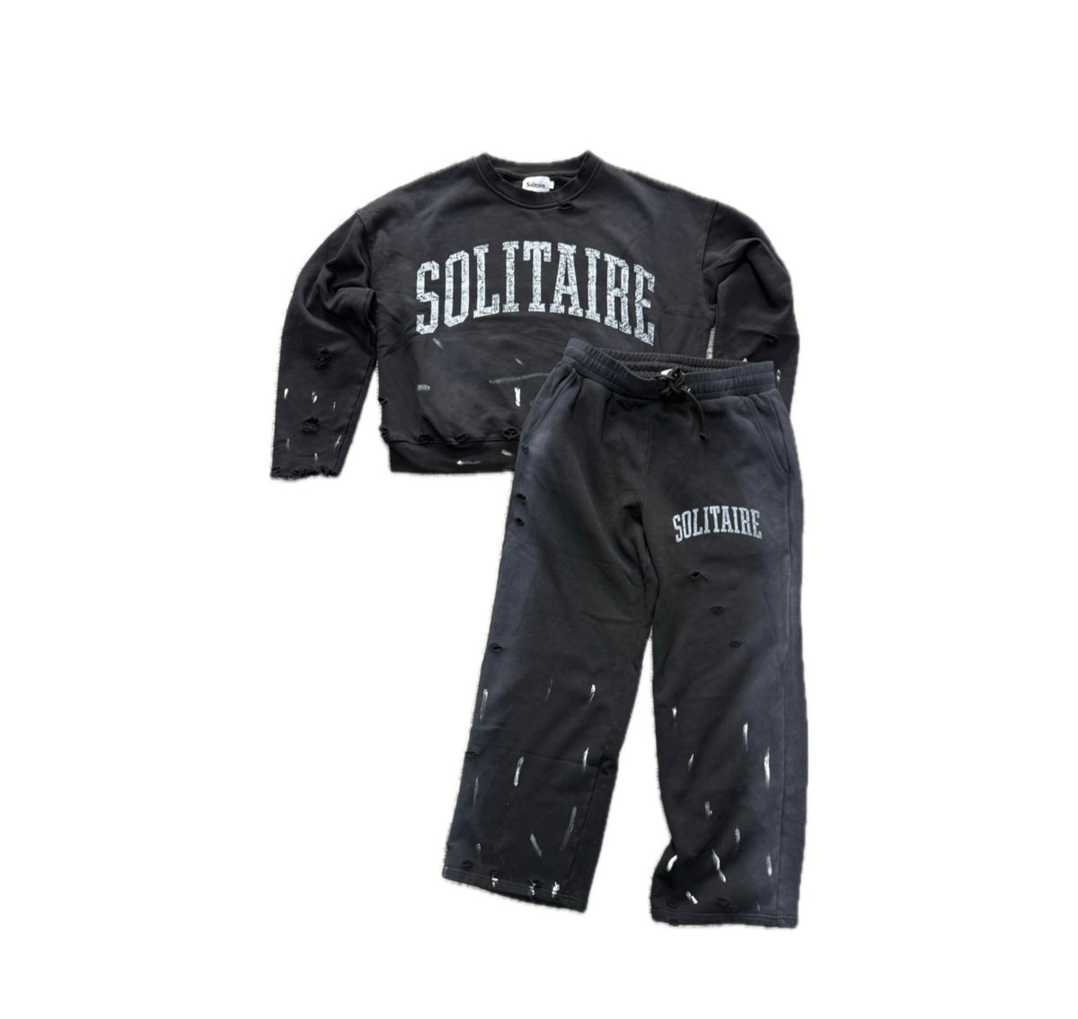 Solitaire Crew Set Black