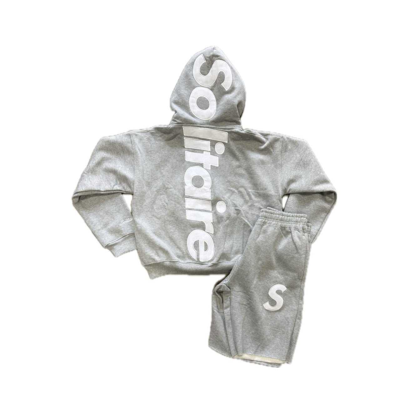 Solitaire Cotton Grey/Wht S Logo Set