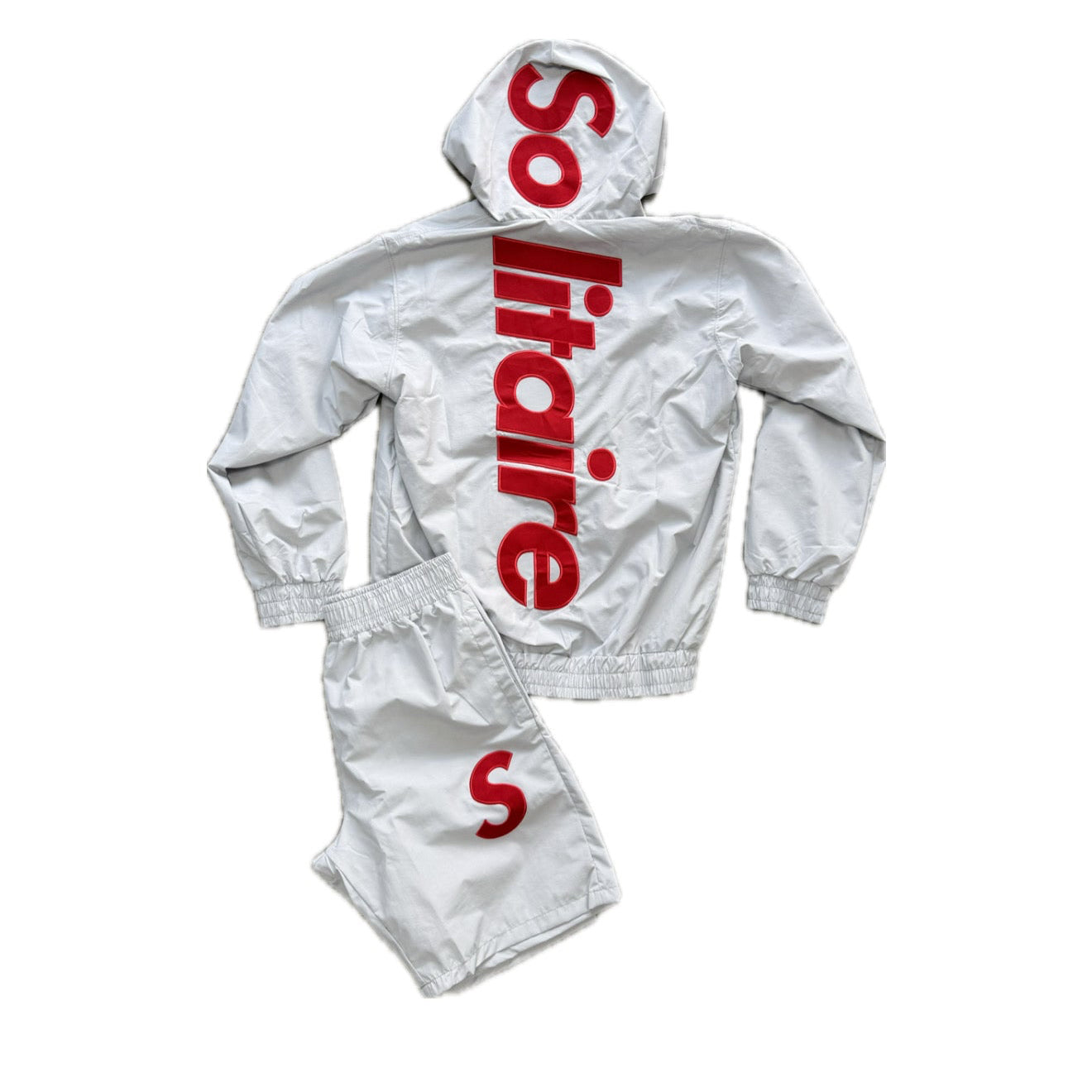 Solitaire Nylon Grey/Red S Logo Set