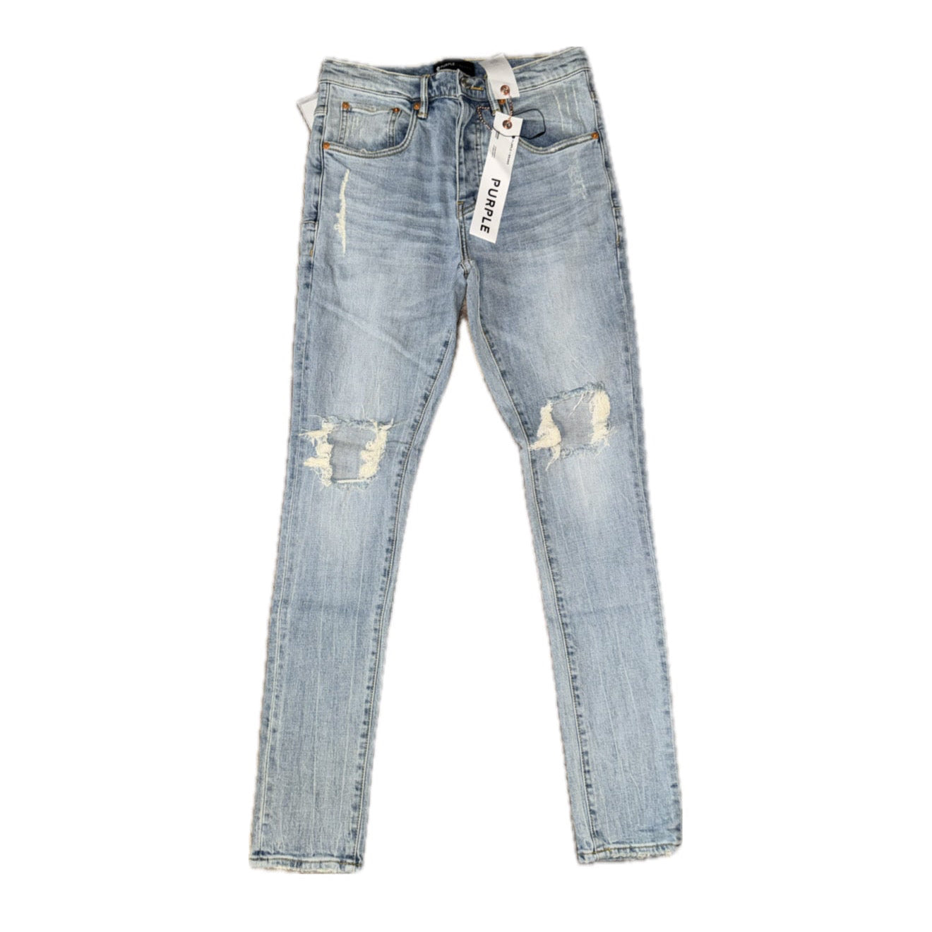 Purple Brand Light Indigo Blowout Jeans