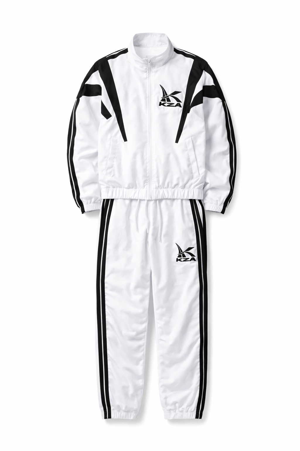 KZA White Luxe Tracksuit