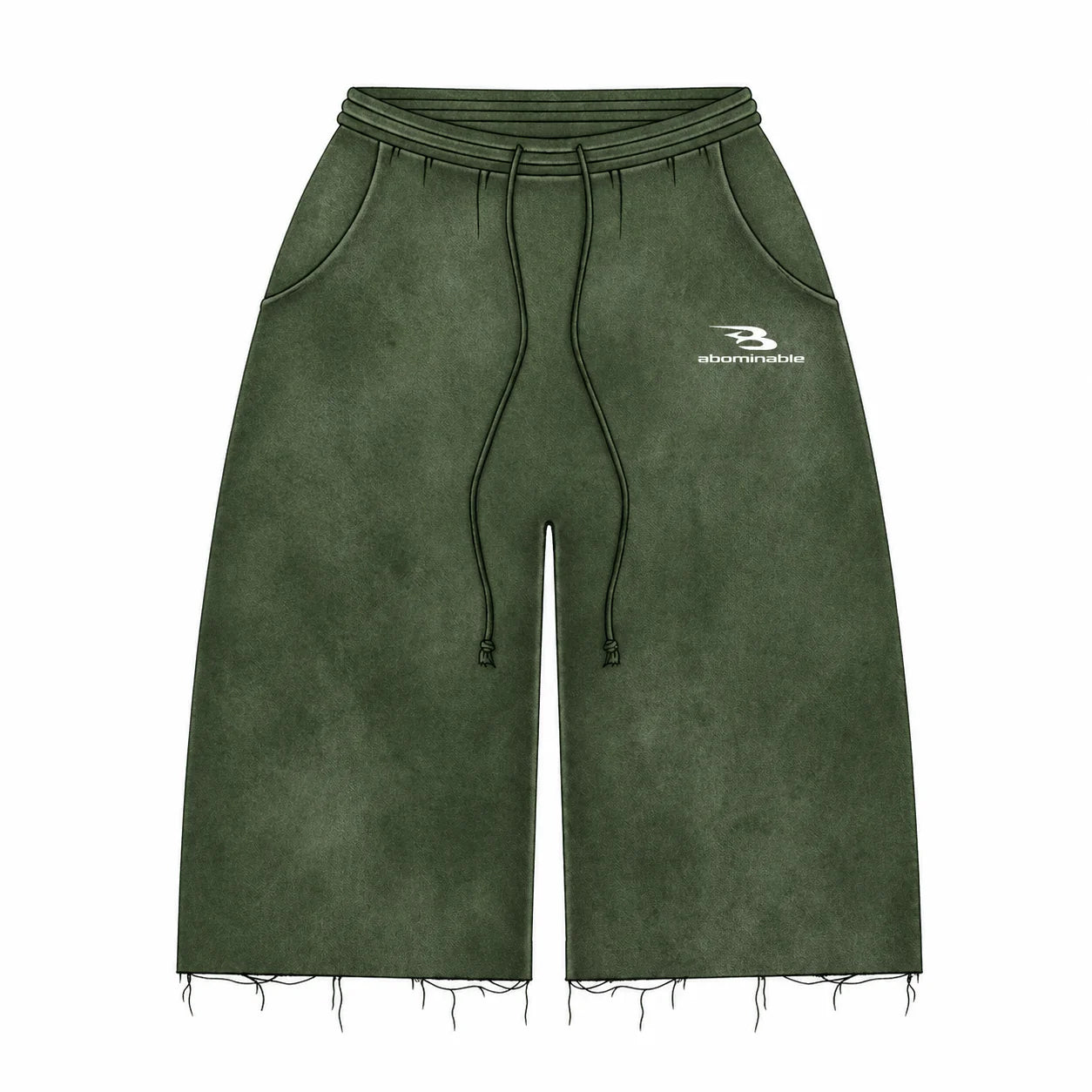 Luv Abominable Olive Essential Short Set