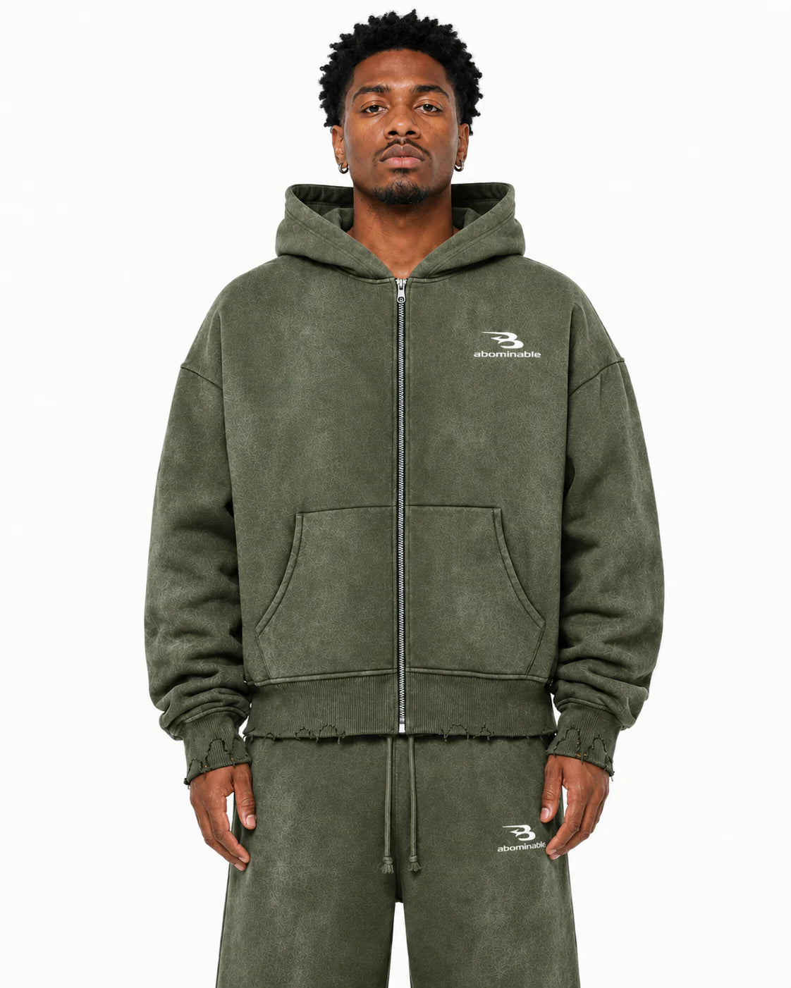 Luv Abominable Olive Essential Short Set