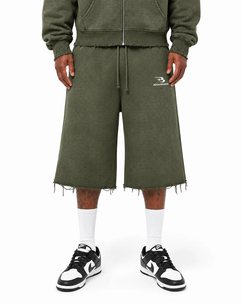 Luv Abominable Olive Essential Short Set