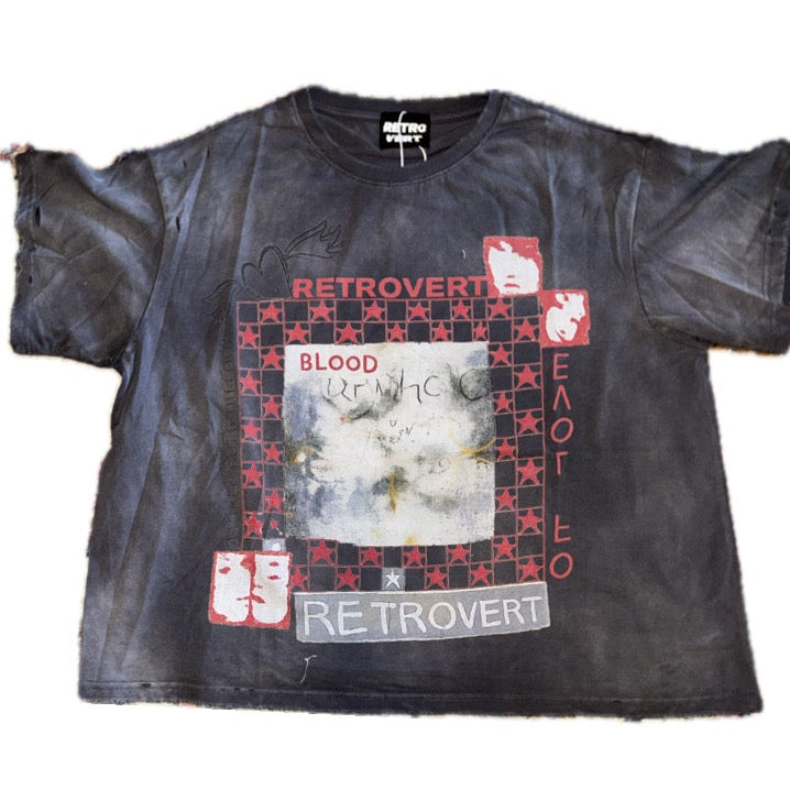 Retrovert Vintage Grid Tee