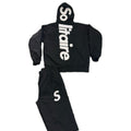 Solitaire Black Nylon S Logo Short Set