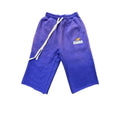 Dead Rich Purple/Yellow 3/4 Shorts