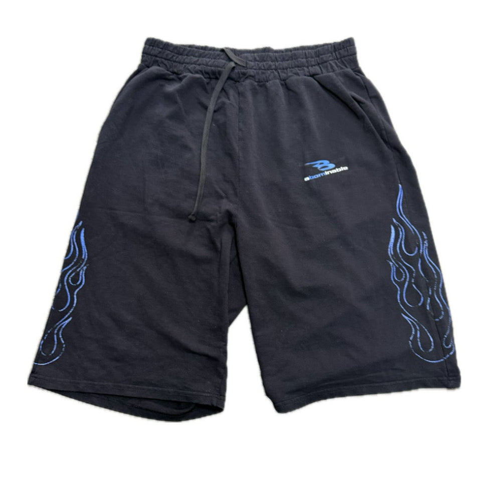 Abominable Flame Shorts Blk/Blue
