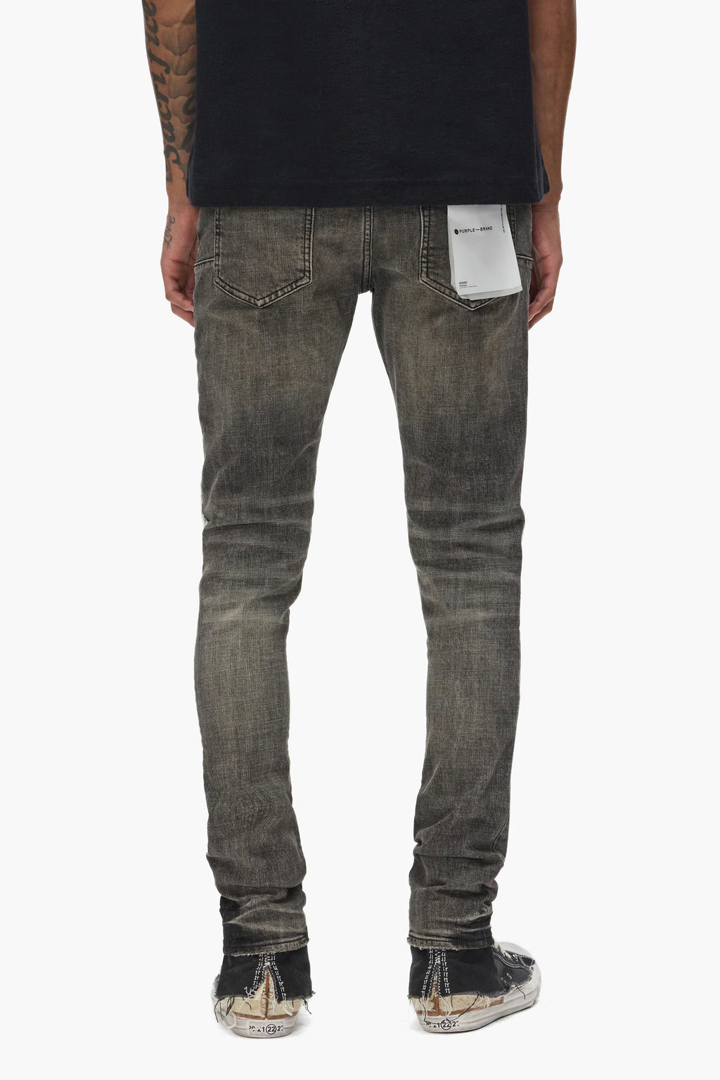 Purple Brand Grey Dirty Blowout Jean