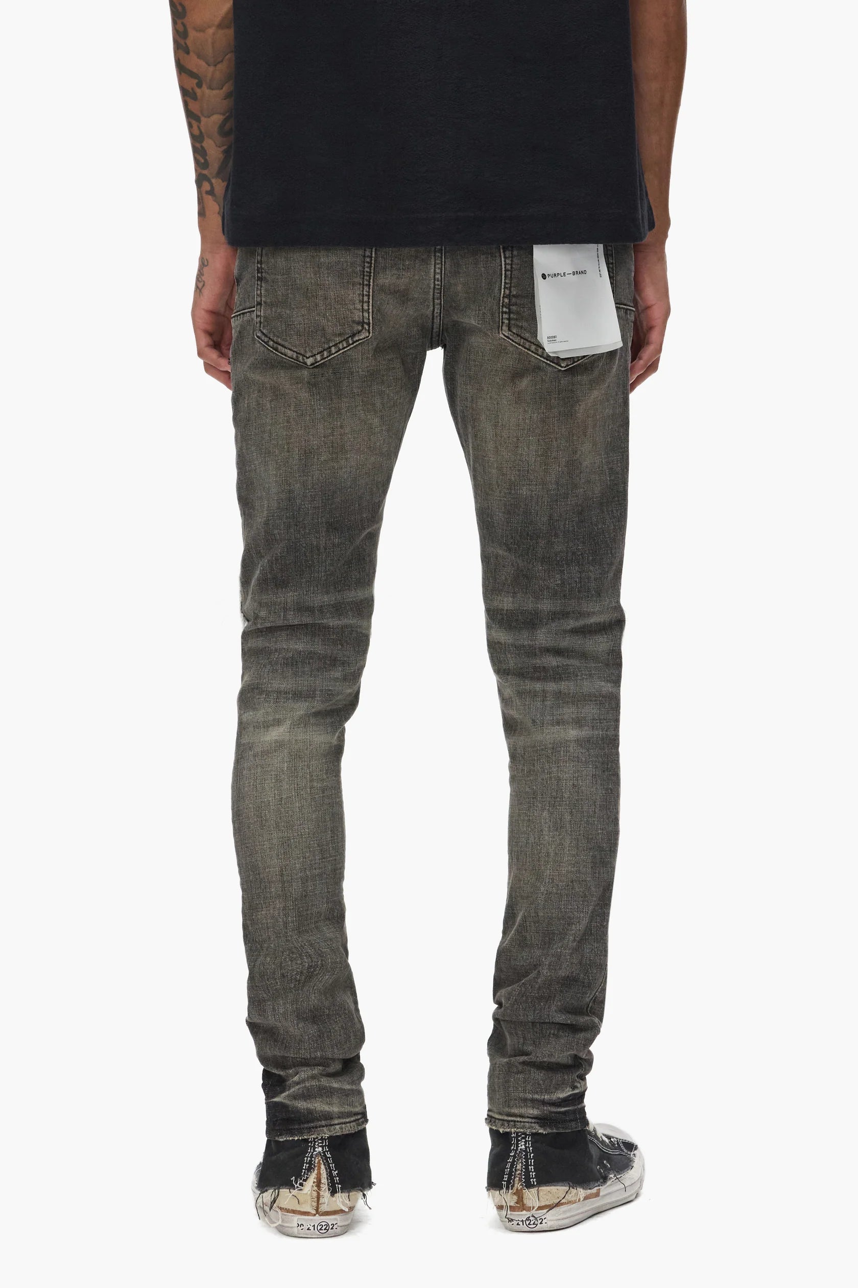 Purple Brand Grey Dirty Blowout Jean