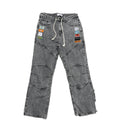Triple 7 Black Moto Denim