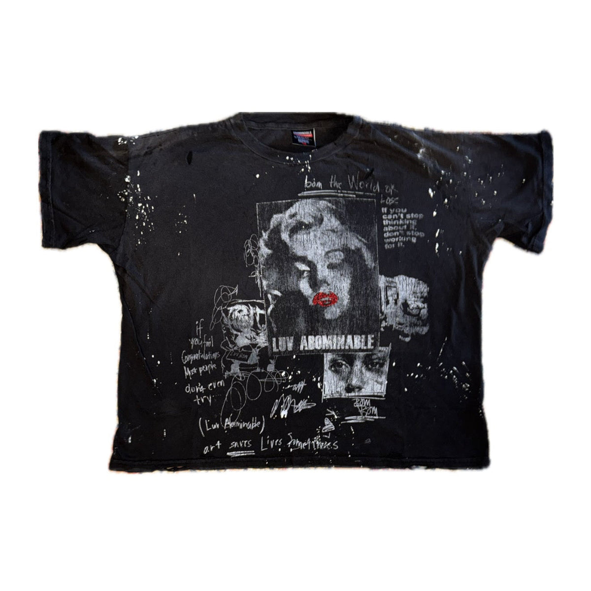 Abominable Marilyn Monroe Distressed Tee