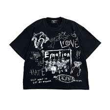 Mixed Emotion Chaos Tee Black