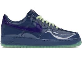 Nike Air Force One Low Patent "Mystic Navy"