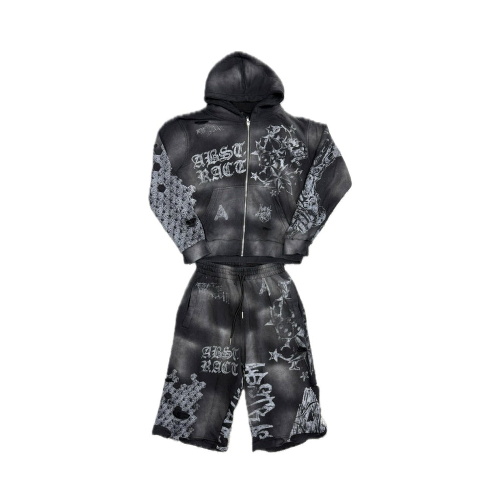 Abstract Clothing Club Black Spades Set