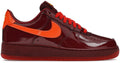 Nike Air Force 1 Low Patent Leather Dark Team Red Safety Orange