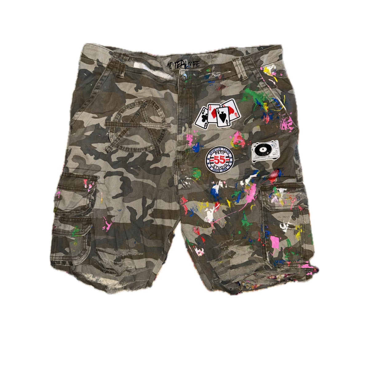 Afterlife Clothing 1 of 1 Camo Jorts (Read Description)